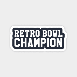 Retro Bowl Champion Sticker